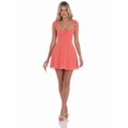 thumbnail image 6 of Women Y2k Mini Dress Ruffle Strap Short Formal Grad Dress Lace Up Backless A Line College Dresses Pink M, 6 of 7