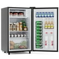 thumbnail image 2 of CONCETTA 3.2 cu. ft. Single Door Mini Refrigerator with Freezer, Adjustable Thermostat Control for Dorm, Office, Apartment, Black, 2 of 8
