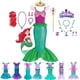 thumbnail image 2 of Ropa de niña de Disney princesa Sirenita Ariel vestido de verano niños disfraz de Cosplay niños carnaval cumpleaños fiesta Dress4-5T 120CM Gao Jinjia LED, 2 of 2