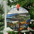 thumbnail image 2 of Isle of Man Christmas Ornament, Ceramic/Acrylic - Isle of Man Oceania Travel Souvenir, Festive Tree Ornament, Holiday Keepsake 2025, Gift for Adventurers, 2025 Edition, 2 of 5
