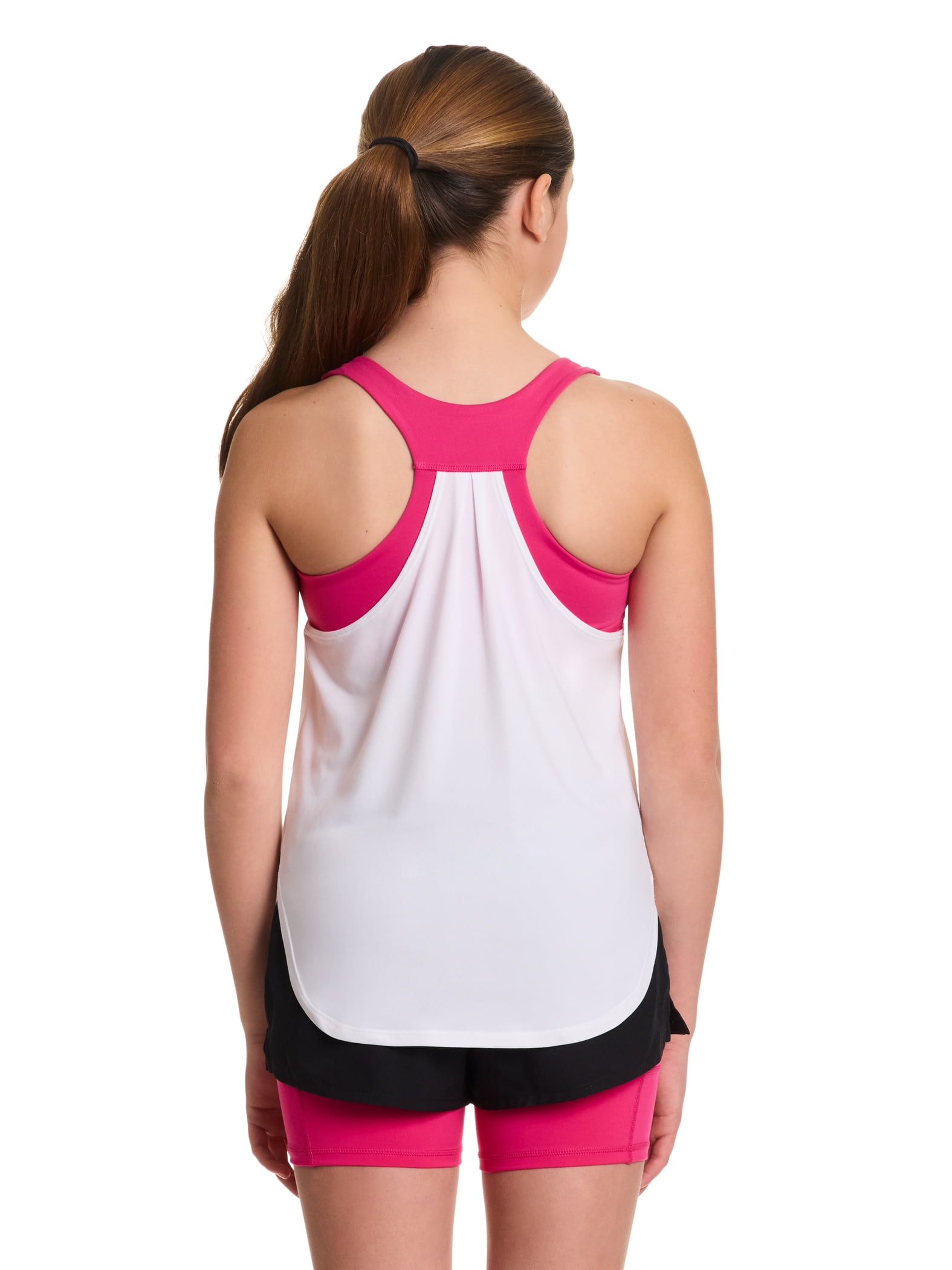 Reebok Girl's Starter Tank Top with Built-In Bra, Sizes 4-18