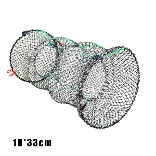Crayfish Crab Trap Net Shrimp Lobster Cage Collapsible Portable Fishing  Accessories New 