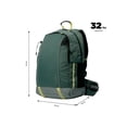 thumbnail image 4 of TOTTO Mochila Ergonómica Chica Repelente a Líquidos | Senderismo - Viaje - Camping | 35 L SUMMIT 32 verde CH, 4 of 7