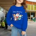 thumbnail image 2 of LWNYDPLSD Christmas Hawaiian Shirt Boys Sweatshirts Size 8-10 Girls' Tops, Tees & Blouses Juniors Sweatshirt 18-24 Month Girl Clothes Girls 14-16, Blue 7-8 Years, 2 of 6