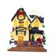 thumbnail image 1 of Casa de pueblo de nieve Resina Escena De Navidad Snow House Light Up Village Decor Snowman Y Santa Magideal Casa de pueblo de nieve, 1 of 7