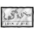 thumbnail image 1 of Tapestry Flag Joins Or Dies para colgar en la pared, 90 x 150 cm, color anime, 1 of 1