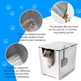 thumbnail image 4 of 4 Pack Refill Liners Compatible with Modkat Flip Litter Box Liners Type F, Reusable litter Liners for Type F with Carrying Handles, Waterproof and Durable Cat box Liners, 4 of 7