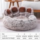 thumbnail image 2 of Plush Dog Bed Bear Paw Shape Pet Bed for Cats and Dogs Cute Soft Dog Basket, 2 of 5