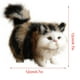 thumbnail image 4 of Simulación juguetes de gato peluche simulación modelos animales regalos para niños Meser  Meser Juguetes-69, 4 of 8
