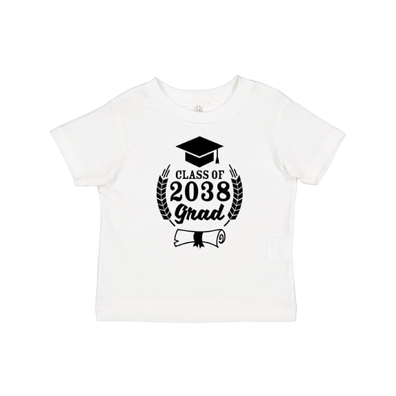 Inktastic Class of 2038 Grad with Diploma and Graduation Cap Boys or Girls Baby T-Shirt