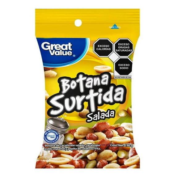Botana Great Value surtida salada 190 g
