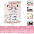 thumbnail image 3 of Pastor's Wife Appreciation Gifts - Pastor Appreciation Day Gifts, Thank You Gifts for Pastor's Wife Unique Christian Gifts for Women, for Pastor's Wife Blanket 50 * 60 in, 3 of 6