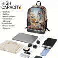 thumbnail image 5 of Tom And Jerry Backpack Bookbag Casual Daypack Travel Backpacks for Work Hiking Camping, 5 of 8