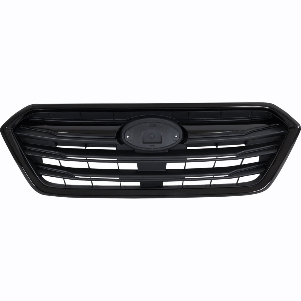 For Subaru Legacy 2018 2019 Grille | Textured Black | With Black Molding and Frame | Plastic | Replacement For SU1200179 | 91121AL21A