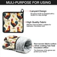 thumbnail image 7 of Roosters and Chicks Kitchen Oven Mitt and Pot Holder Sets 4 Pcs for Baking, Cooking and Grilling, Heat Resistant Up To 392 °F, 7 of 7