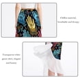 thumbnail image 2 of Praying Hands Chic Chiffon Summer Beach Dresses for Women with Polyester Straps, 2 of 6