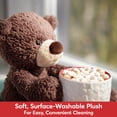 thumbnail image 4 of Gund Fuzzy - Chocolate Bear, 4 of 7