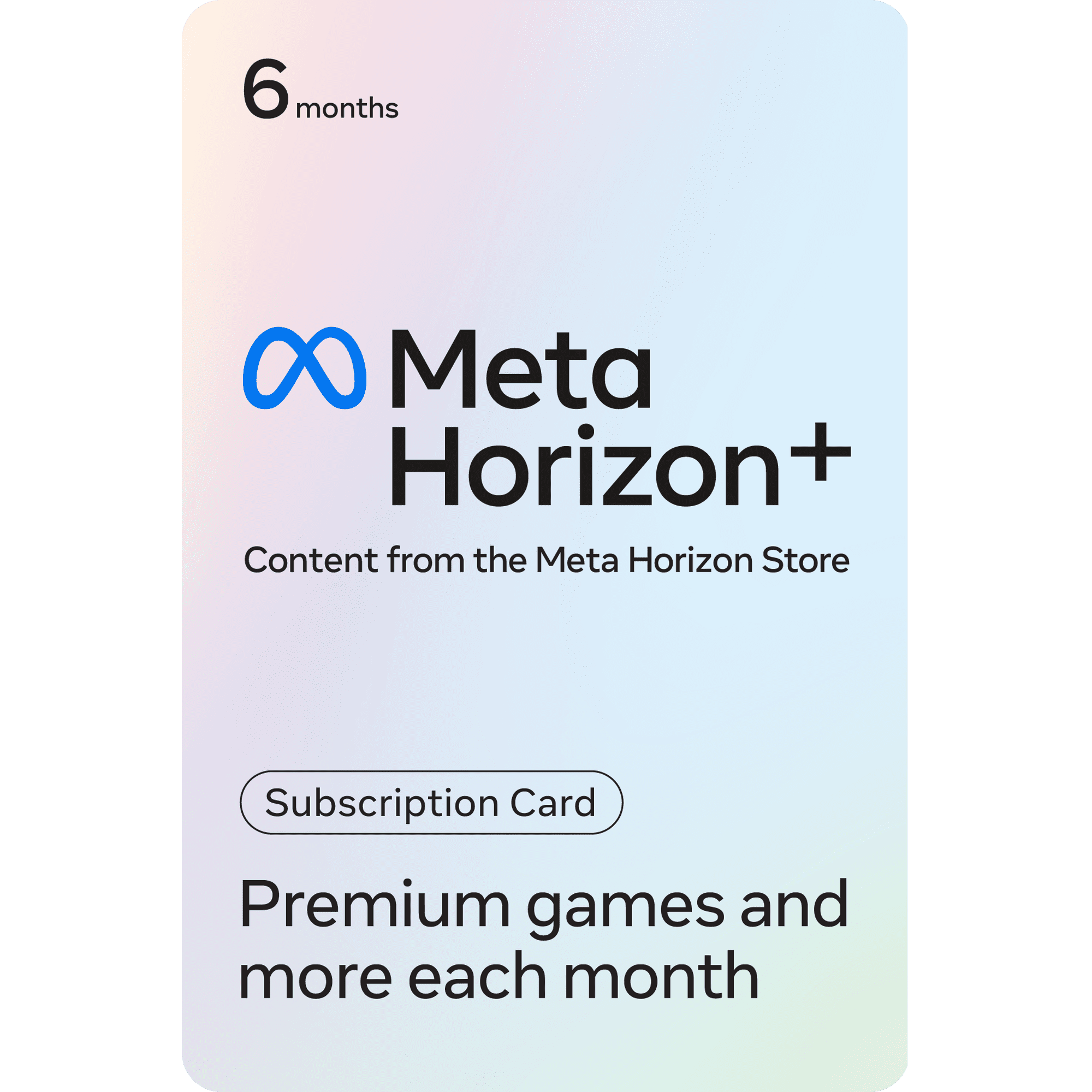 Meta Horizon+ 6 Month Subscription [Digital]