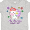 thumbnail image 4 of Inktastic My Auntie Loves Me Cute Unicorn Boys or Girls Toddler T-Shirt, 4 of 5