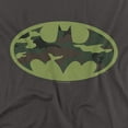 thumbnail image 2 of Batman Camo Logo Women's T Shirt, Charcoal, 2X-Large, 2 of 6