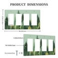thumbnail image 3 of Hand drawn forest Switch Cover Decorative Wall Plate / 4-Gang 4-Decor / Standard Size 4.5x8 in, 3 of 5