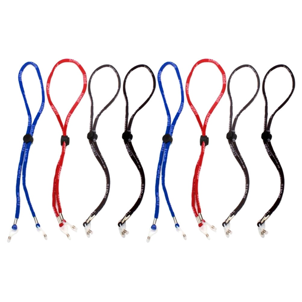 8pcs Sports Glasses Ropes Eyeglasses Fixing Bands Adjustable Glasses