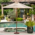 thumbnail image 2 of Noble House 33 lbs Teracotta Round Iron and Concrete Patio Umbrella Base, 2 of 6
