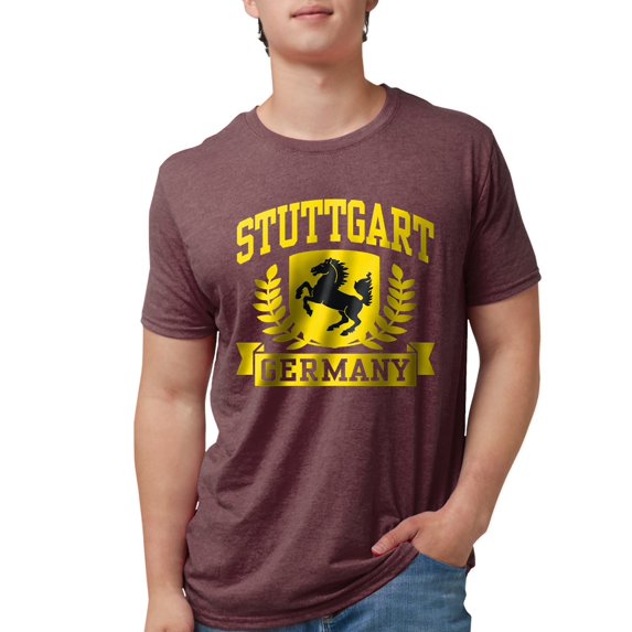 CafePress - Stuttgartgermany2 Men's Deluxe T Shirt - Mens Tri-blend T-Shirt