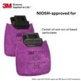 thumbnail image 2 of Filtro de respiración 3M P100 Secure Click D3091, 1 par, 2 of 8