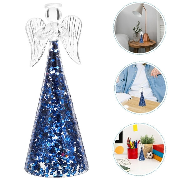 HEALEEP Angels Figurines Glass 1Pcs 5.3X2.2X2.2in