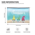 thumbnail image 3 of Cauagu Hello Summer Gnome 1 for Tyvek Makeup Bag,Reusable Travel Cosmetic Bag Women Organizer Toiletry Bag Birthday,Gifts for Women Girlfriend Mom Teacher 6.5’’*8.9’’, 3 of 7