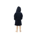 thumbnail image 3 of BC BARE COTTON Kids Microfiber Fleece Hooded Robe - Girls - Navy Blue - Medium, 3 of 5