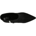thumbnail image 5 of Nine West Cale9x9 Black2 Suede Kitten Heel Pointy Toe Leather Fashion Ankle Boot (Black Suede, 9.5), 5 of 6