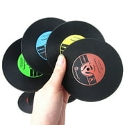 Aofa rétro CD-Design anti-dérapant en silicone sous-verre Pad tasse café tapis napperon