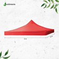 thumbnail image 2 of Techo Lona Impermeable para Toldo Jardimanía, 3x3 Metros rojo, 2 of 5