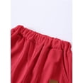 thumbnail image 4 of Fdqin Boys Shorts 4 Pcs Summer Cargo Elastic Waist Jogger Sports Athletic Short with Pocket Red Blue Grey Black 7-8 Years, 4 of 6