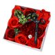 thumbnail image 1 of Juego de caja de flores artificiales para boda, dama de honor, ramos de novia, centros de mesa, decoración del hogar, regalo, 1 of 5