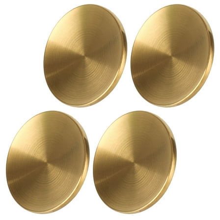 OFFIGAM 4pcs Small Lid Handles Golden Stainless Steel Replacement Parts for Cookware