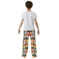 thumbnail image 4 of FORMRS Boys Pajama Pants with Pockets Size 9-10Y Kids Lounge Sleep Bottoms, Yellow Checkered Daisy, 4 of 8