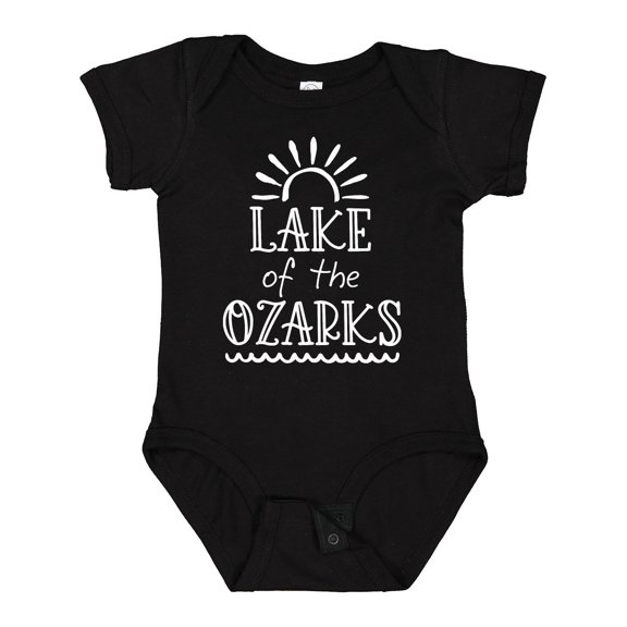 Inktastic Lake of the Ozarks Sun and Lake Boys or Girls Baby Bodysuit