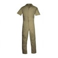 thumbnail image 3 of Big Bill 405 Lightweight Poplin Short-Sleeve Work Coverall-Post Blue-Regular-XL, 3 of 4