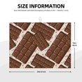 thumbnail image 3 of Dish Drying Mat, Chocolate Pattern cute Absorbent Microfiber Kitchen Mat, Heat Resistant Drying Mat Kitchen Counter for Dishes, Utensils, Pots, Pans, Drainer Mats 18x24in, 3 of 7