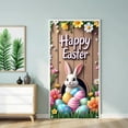 thumbnail image 4 of Easter Decorations Clearance, Easter Door Curtain Suitable For Large Party Supplies Room Garden Wall Decoration Holiday Decoration Background, 4 of 6