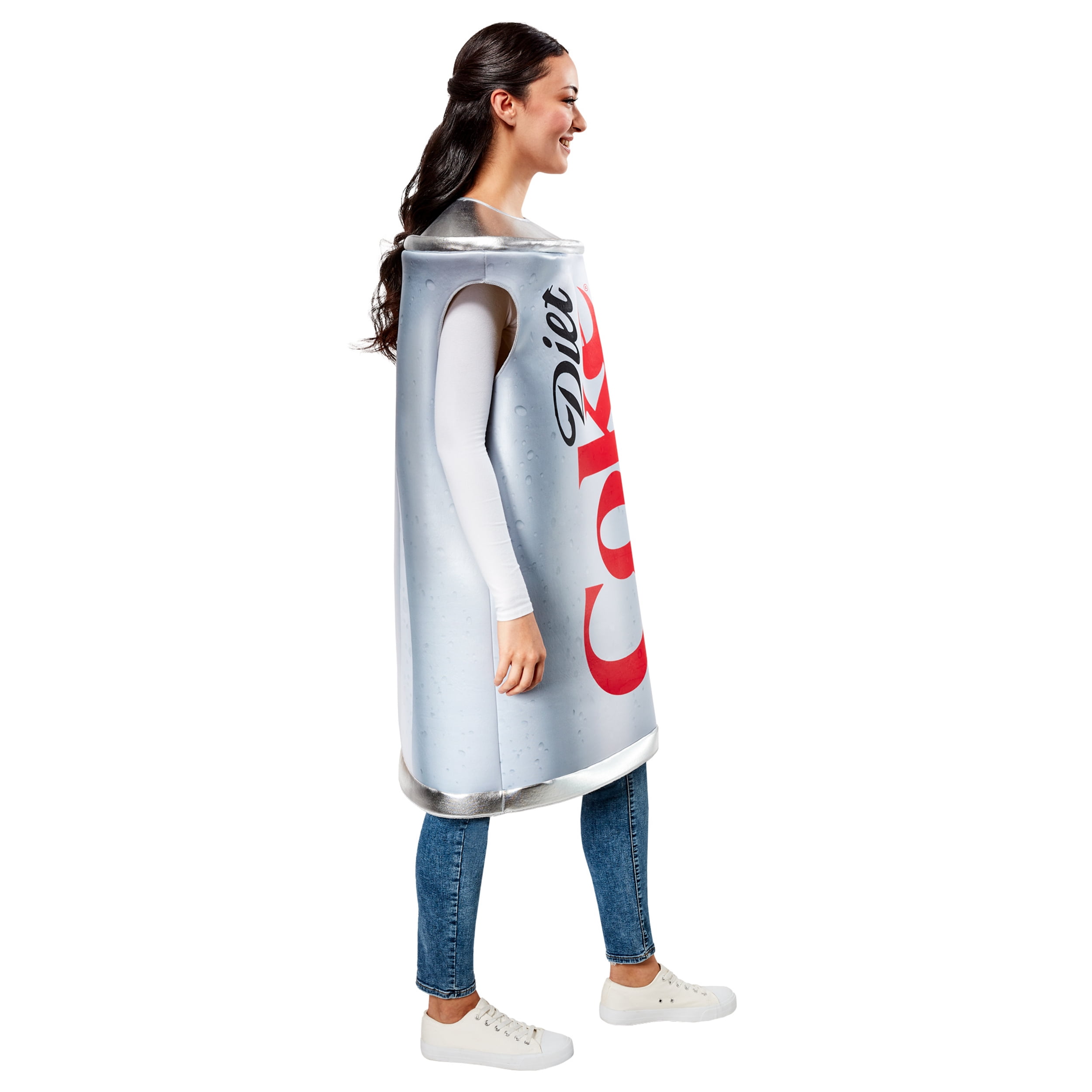 Diet Coke Soda Can Costume for Adults by Rubies, Unisex One Size