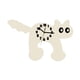 thumbnail image 4 of Reloj de pared con diseño de animales, decorativo, creativo, con diseño de gato, silencioso, para interiores. Beige, 4 of 9