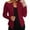 Wine, variant on Tiqkatyck Womens Blazer on Sale, Women's Casual Pocketed Office Blazers Draped Open Front Cardigans Jacket Work Suit Suit Jacket Women, Army Green Blazers for Women L