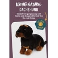 thumbnail image 2 of Juguete para perros Living Nature Dachshund, de felpa suave y realista, 20 cm, 2 of 6