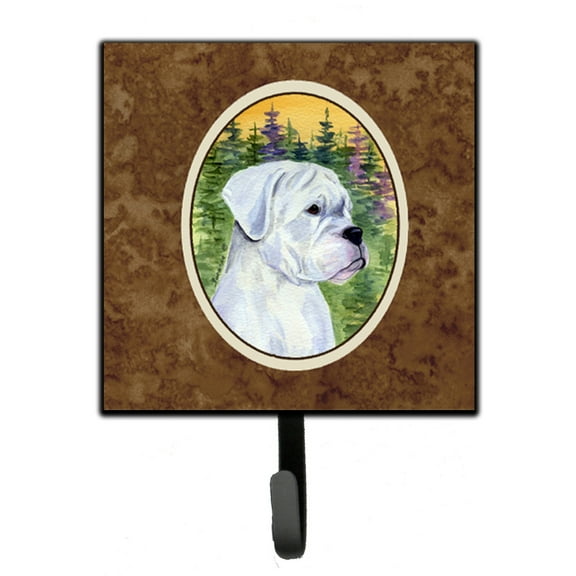 Carolines Treasures Boxer Leash or Key Holder Single Hook multicolor