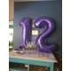 thumbnail image 4 of Globos con números Enyeopd, 40 cm, color morado, decoración para fiesta de cumpleaños, 4 of 6