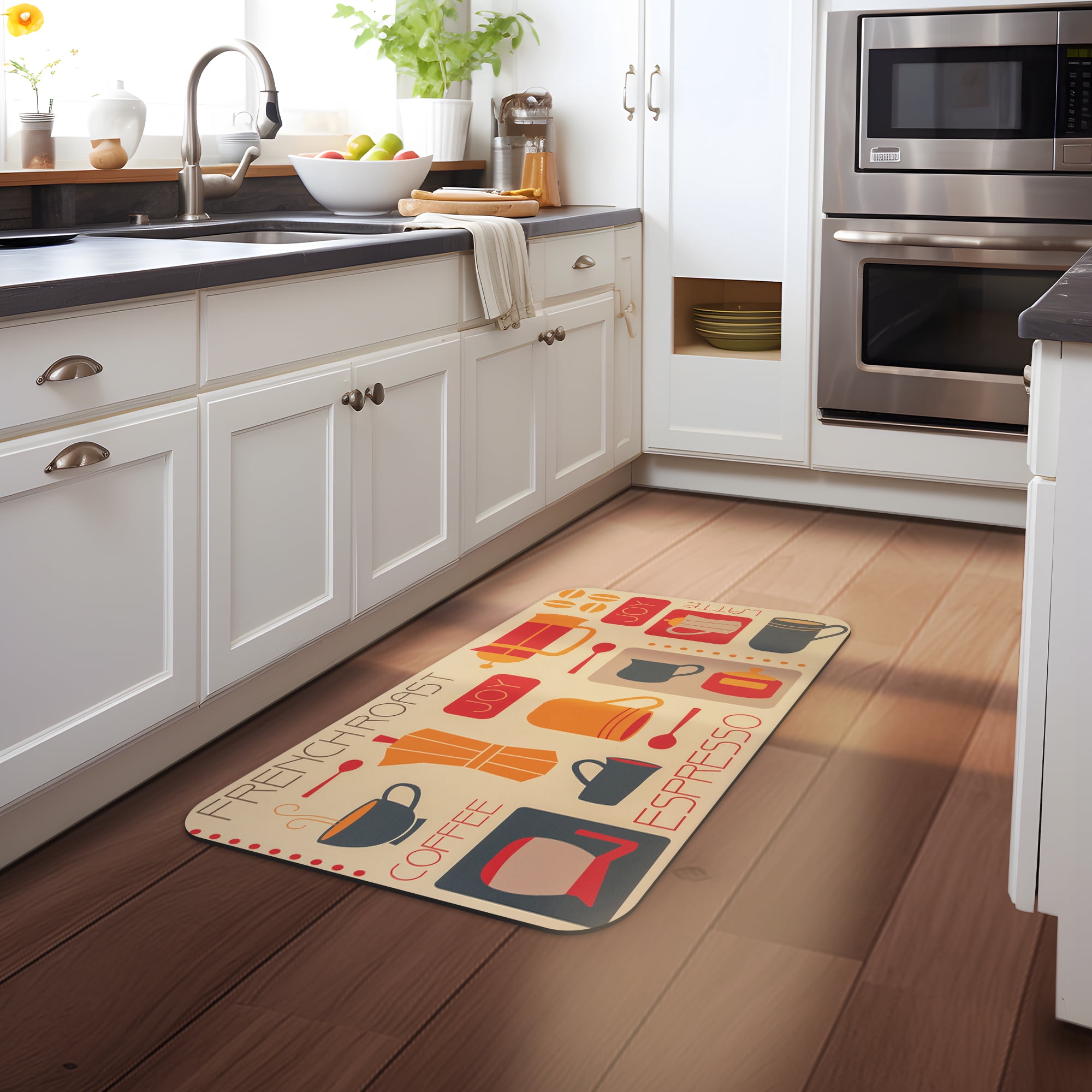 Ray Star Kitchen Mats Anti Fatigue 19.7''x31.5'',0.31 Inch Thick Comfort Standing Desk Mat